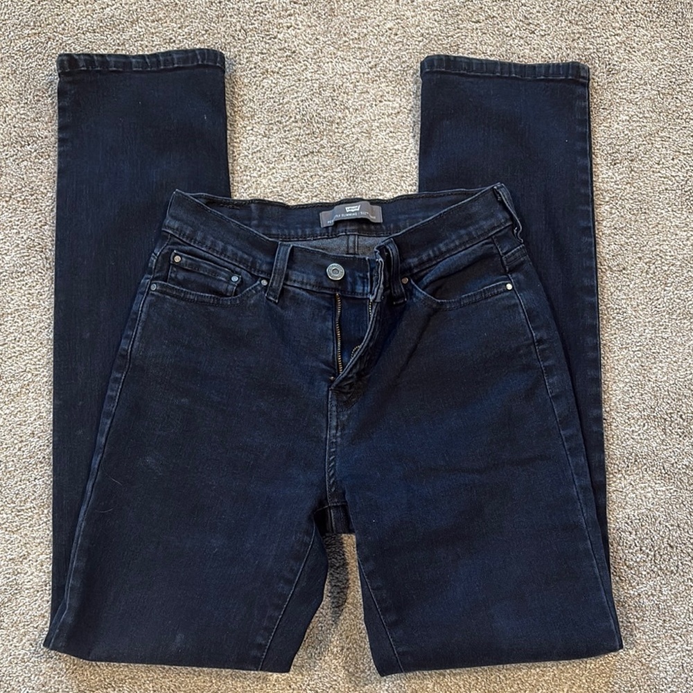 Levi's Black perfectly slimming 512 Skinny Jeans Classic Style black 6M